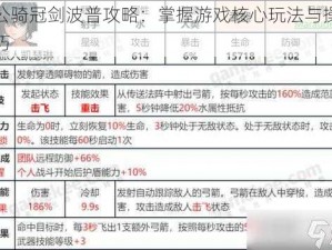 坎公骑冠剑波普攻略：掌握游戏核心玩法与操作技巧