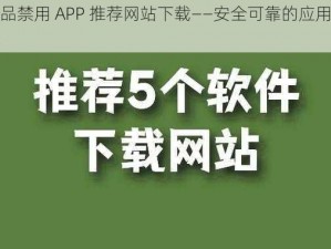 成品禁用 APP 推荐网站下载——安全可靠的应用平台