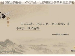 我与家公的秘密：XXX 产品，让你和家公的关系更加亲密