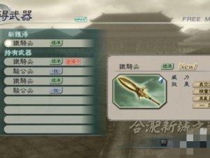 真三国无双5武器技能深度解析：实战指南与技巧探讨