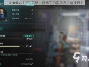 《Nethack游戏攻略：刷布丁的实用方法与技巧》