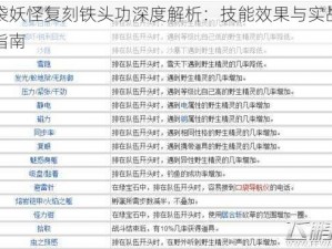 口袋妖怪复刻铁头功深度解析：技能效果与实战应用指南
