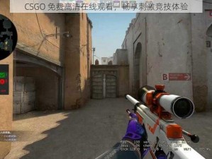 CSGO 免费高清在线观看，畅享刺激竞技体验