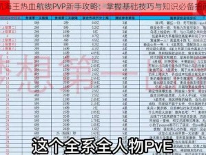 航海王热血航线PVP新手攻略：掌握基础技巧与知识必备指南