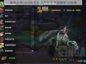 魔兽世界10.0版本驭龙术玩法深度解析与指南