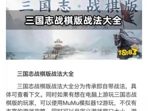 《三国志战棋版》东西冲突战法：独特效果及使用攻略介绍