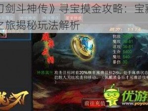 《刀剑斗神传》寻宝摸金攻略：宝藏探险之旅揭秘玩法解析