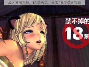 成人直播视频，18 禁内容，未满 18 岁禁止观看