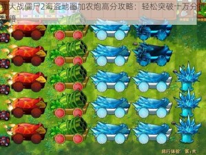 植物大战僵尸2海盗地图加农炮高分攻略：轻松突破十万分挑战之秘籍