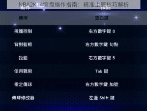 NBA2K14键盘操作指南：精准上篮技巧解析