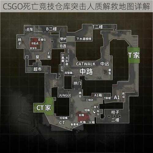 CSGO死亡竞技仓库突击人质解救地图详解