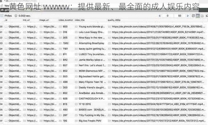 黄色网址 wwww：提供最新、最全面的成人娱乐内容