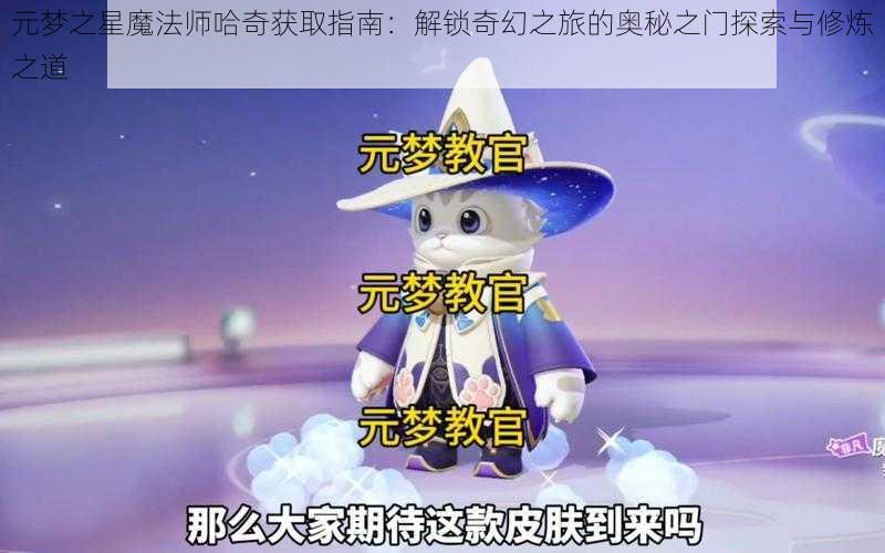 元梦之星魔法师哈奇获取指南：解锁奇幻之旅的奥秘之门探索与修炼之道