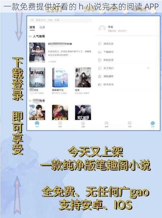 一款免费提供好看的 h 小说完本的阅读 APP