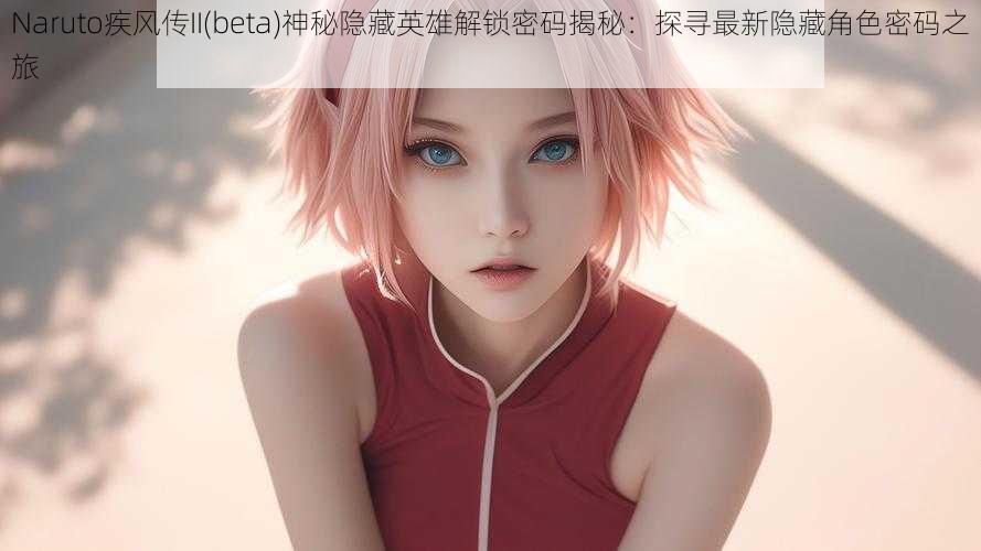 Naruto疾风传II(beta)神秘隐藏英雄解锁密码揭秘：探寻最新隐藏角色密码之旅