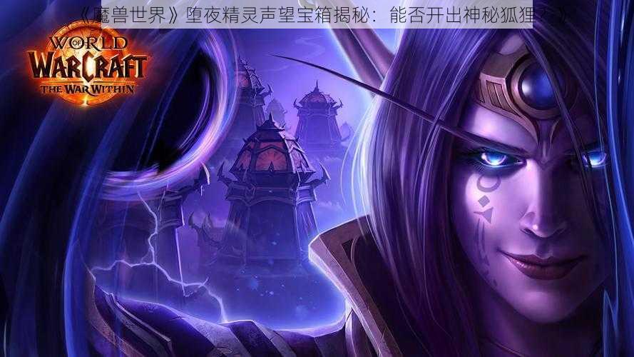 《魔兽世界》堕夜精灵声望宝箱揭秘：能否开出神秘狐狸？》