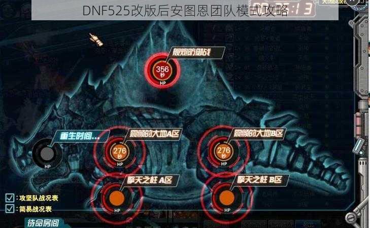 DNF525改版后安图恩团队模式攻略