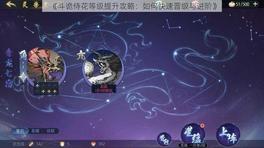 《斗诡侍花等级提升攻略：如何快速晋级与进阶》