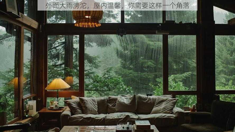 外面大雨滂沱，屋内温馨，你需要这样一个角落