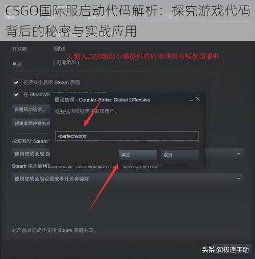 CSGO国际服启动代码解析：探究游戏代码背后的秘密与实战应用