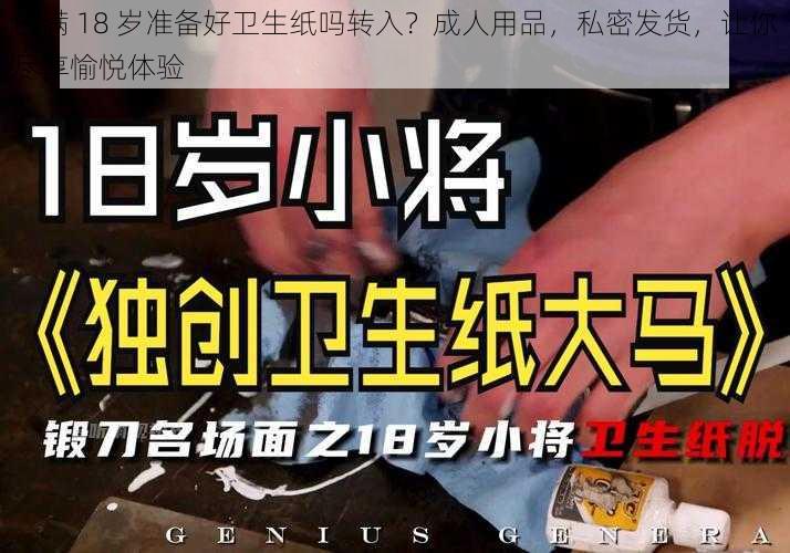 已满 18 岁准备好卫生纸吗转入？成人用品，私密发货，让你尽享愉悦体验