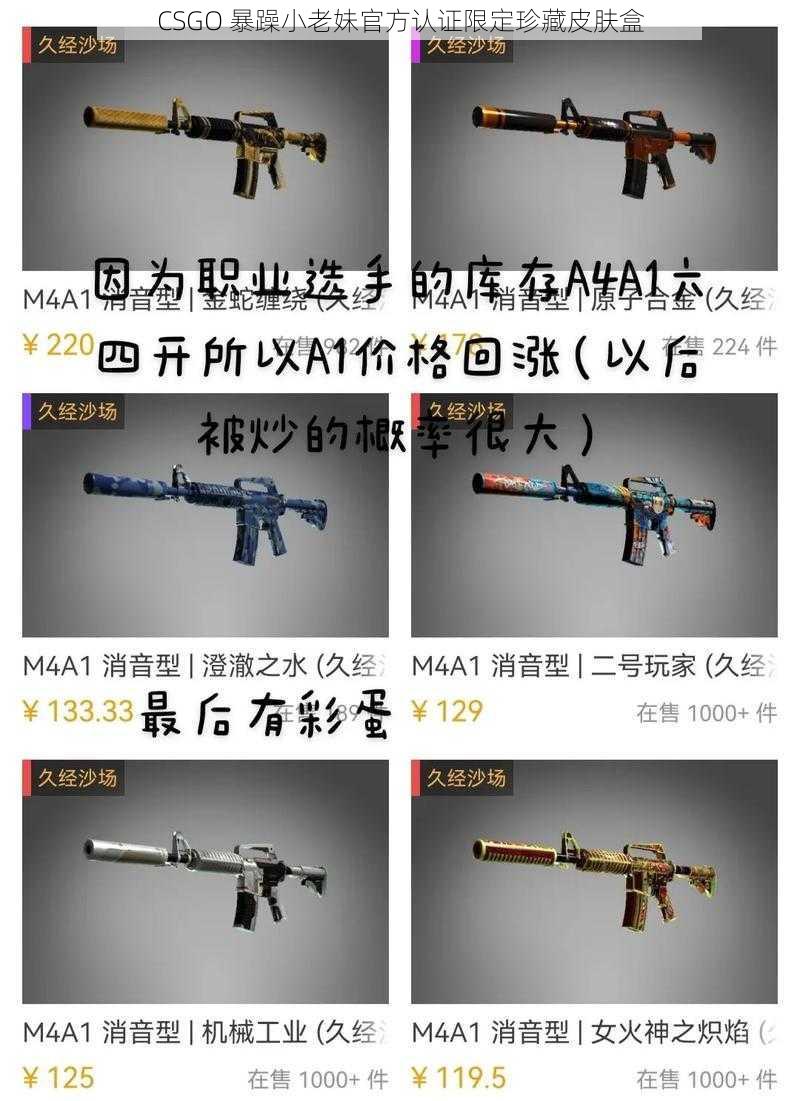 CSGO 暴躁小老妹官方认证限定珍藏皮肤盒