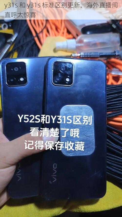 y31s 和 y31s 标准区别更新，海外直播间直呼太惊喜