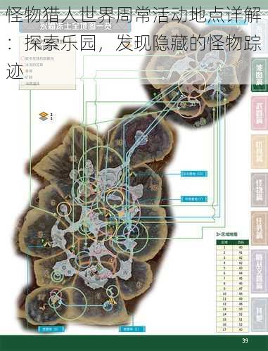 怪物猎人世界周常活动地点详解：探索乐园，发现隐藏的怪物踪迹