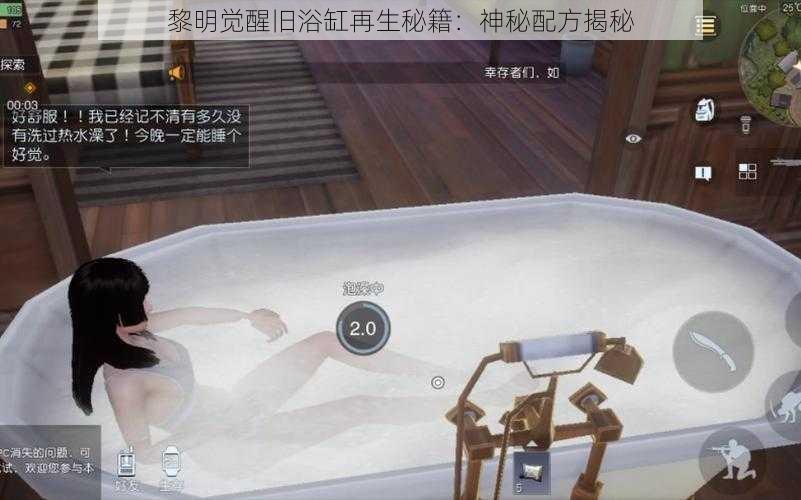 黎明觉醒旧浴缸再生秘籍：神秘配方揭秘