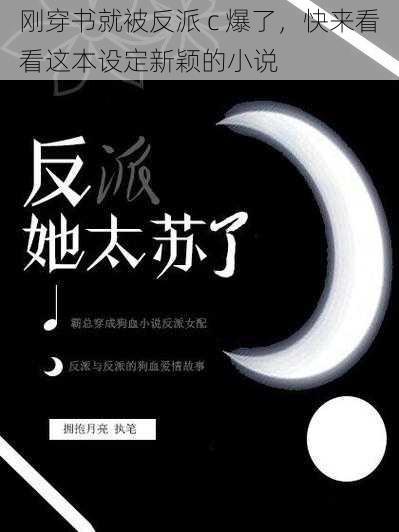 刚穿书就被反派 c 爆了，快来看看这本设定新颖的小说