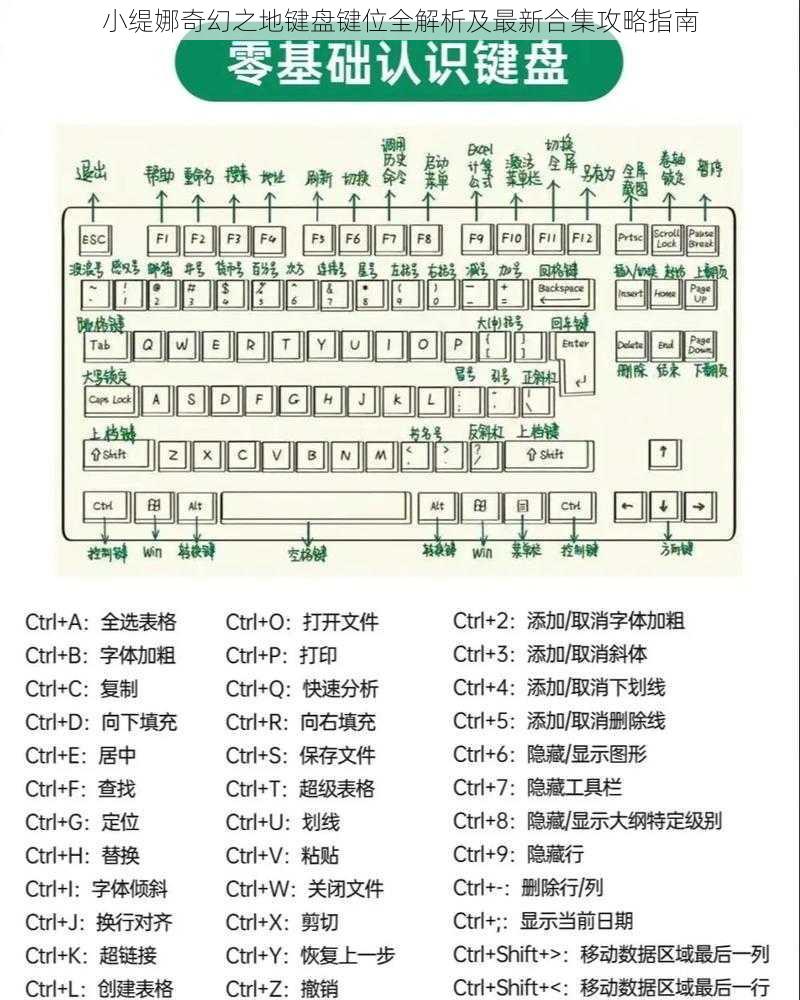 小缇娜奇幻之地键盘键位全解析及最新合集攻略指南