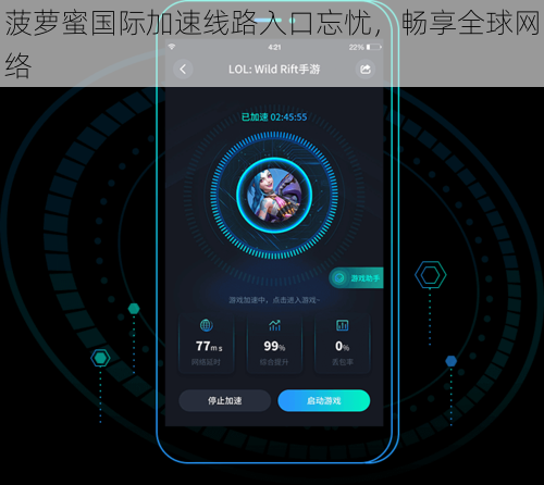 菠萝蜜国际加速线路入口忘忧，畅享全球网络