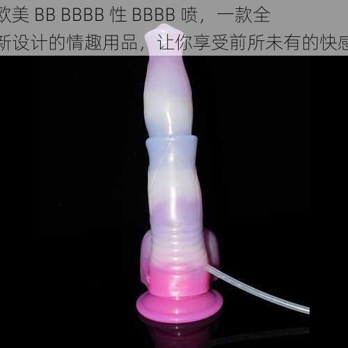 欧美 BB BBBB 性 BBBB 喷，一款全新设计的情趣用品，让你享受前所未有的快感