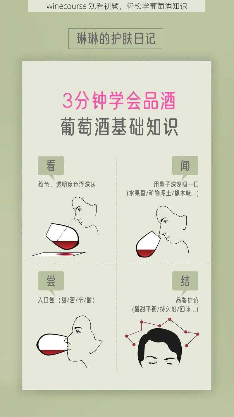 winecourse 观看视频，轻松学葡萄酒知识