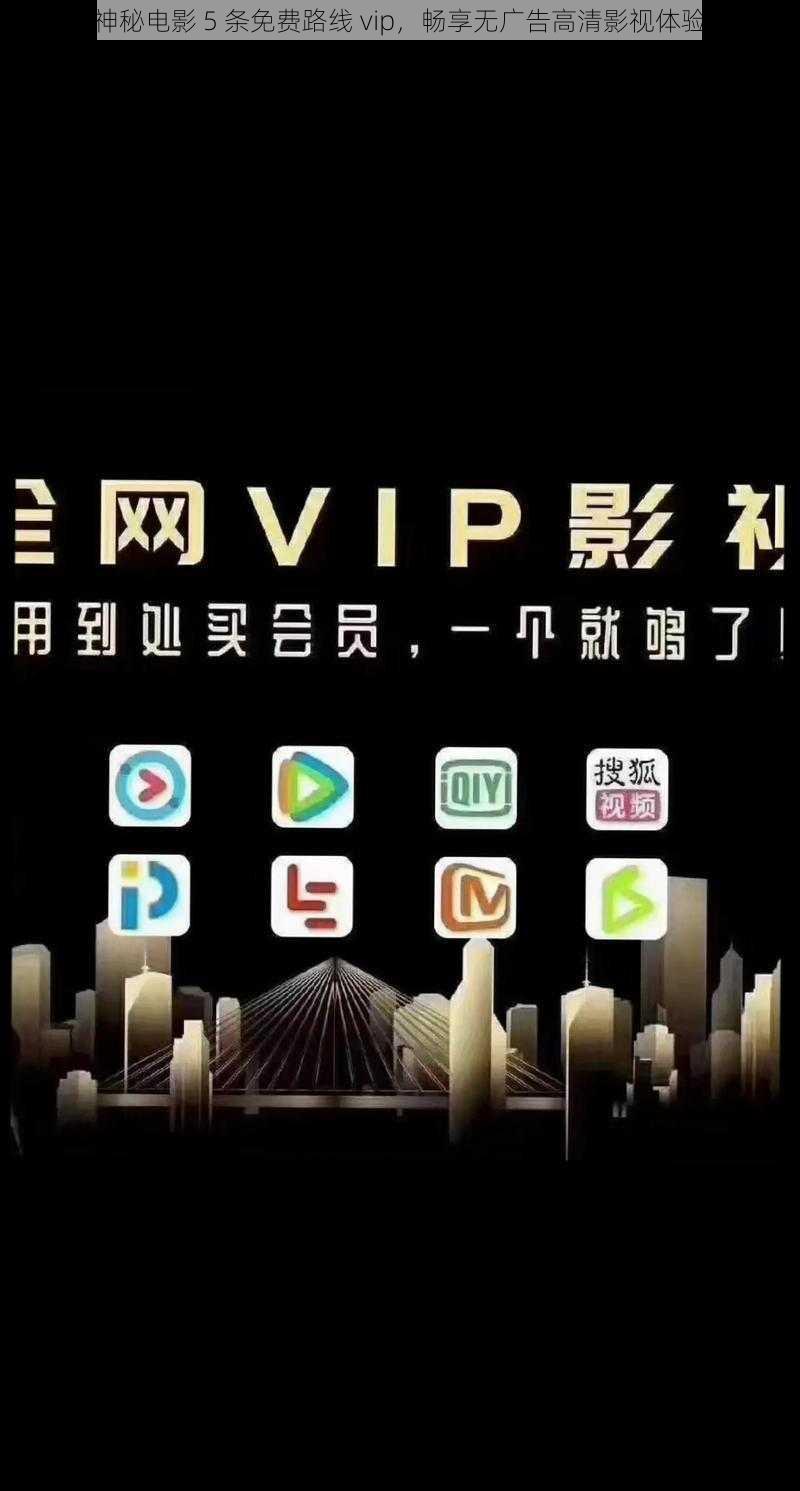 神秘电影 5 条免费路线 vip，畅享无广告高清影视体验