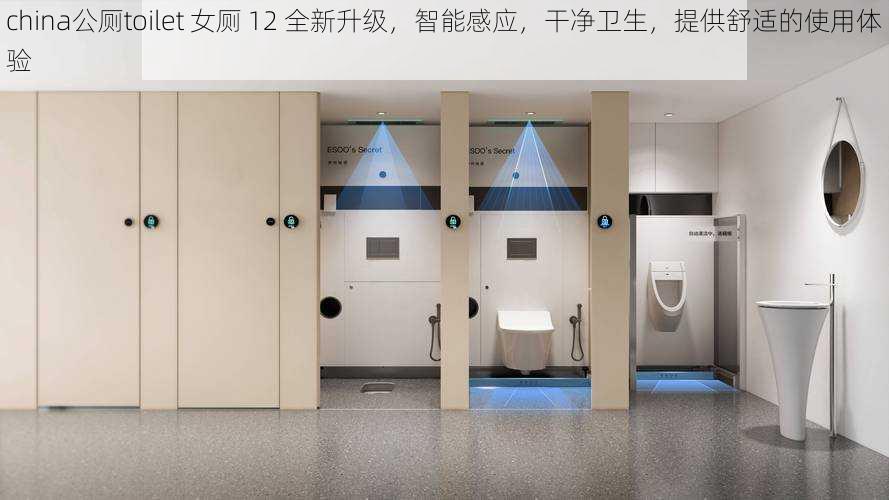 china公厕toilet 女厕 12 全新升级，智能感应，干净卫生，提供舒适的使用体验