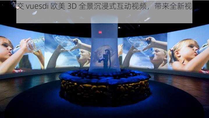 人善交 vuesdi 欧美 3D 全景沉浸式互动视频，带来全新视觉体验