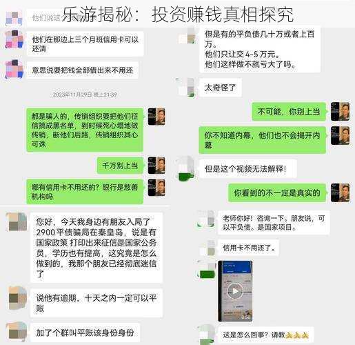 乐游揭秘：投资赚钱真相探究