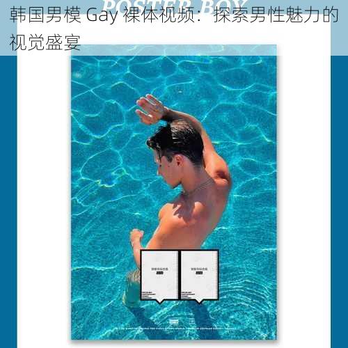 韩国男模 Gay 裸体视频：探索男性魅力的视觉盛宴