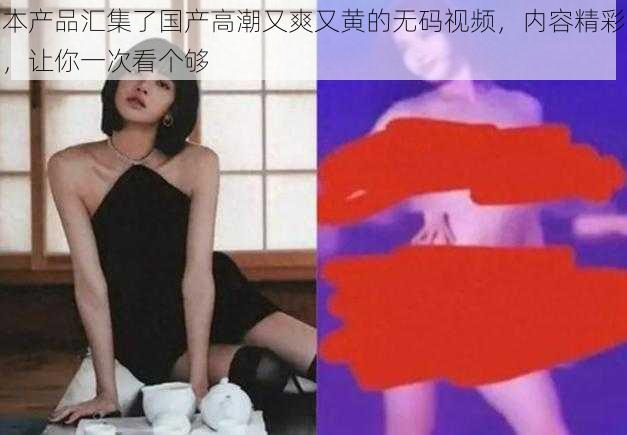 本产品汇集了国产高潮又爽又黄的无码视频，内容精彩，让你一次看个够