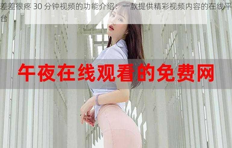 差差很疼 30 分钟视频的功能介绍：一款提供精彩视频内容的在线平台