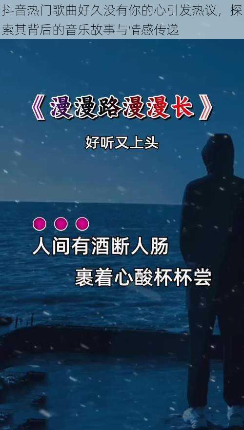 抖音热门歌曲好久没有你的心引发热议，探索其背后的音乐故事与情感传递