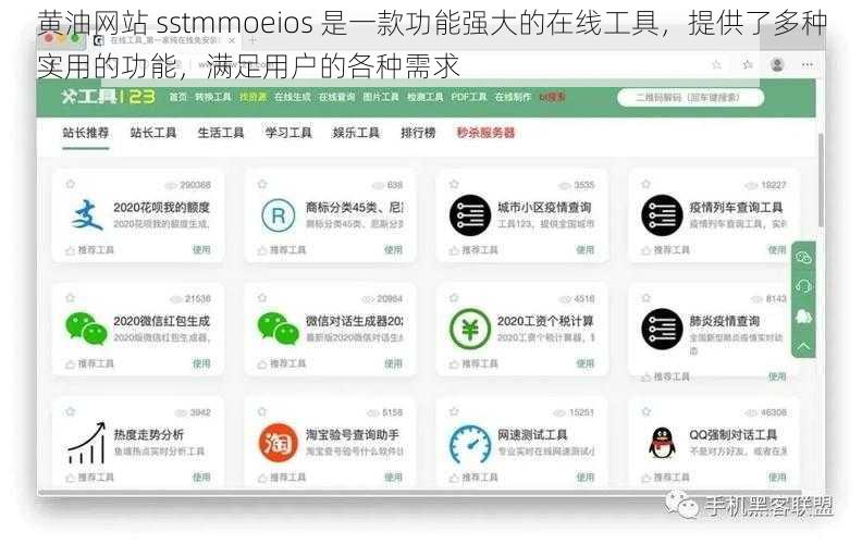 黄油网站 sstmmoeios 是一款功能强大的在线工具，提供了多种实用的功能，满足用户的各种需求