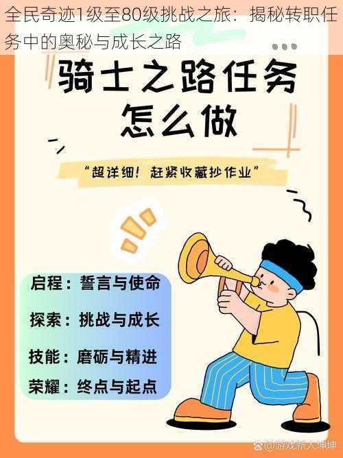 全民奇迹1级至80级挑战之旅：揭秘转职任务中的奥秘与成长之路