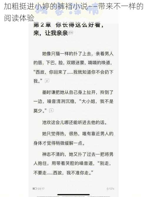 加粗挺进小婷的裤裆小说——带来不一样的阅读体验