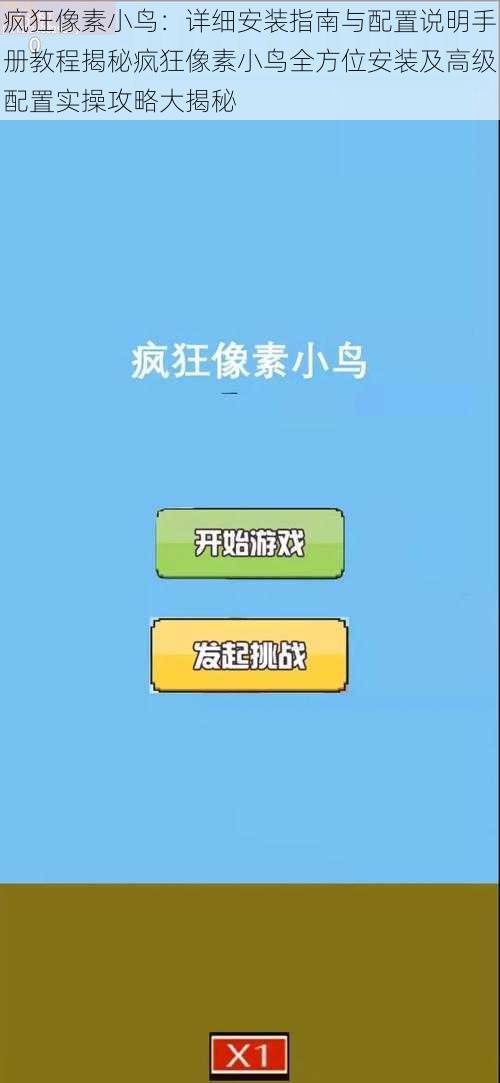 疯狂像素小鸟：详细安装指南与配置说明手册教程揭秘疯狂像素小鸟全方位安装及高级配置实操攻略大揭秘