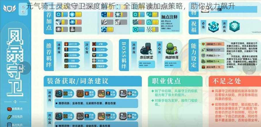元气骑士灵魂守卫深度解析:全面解读加点策略,助你战力飙升
