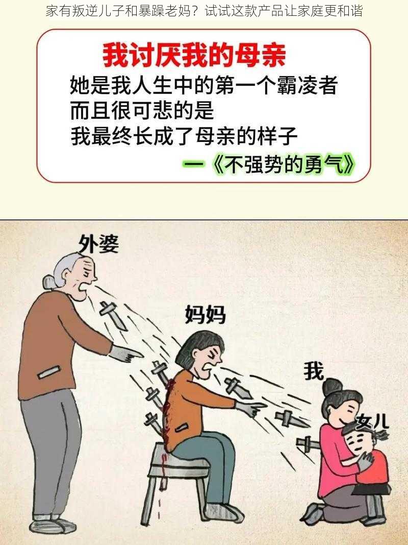 家有叛逆儿子和暴躁老妈？试试这款产品让家庭更和谐