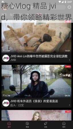 糖心Vlog 精品 jvid，带你领略精彩世界