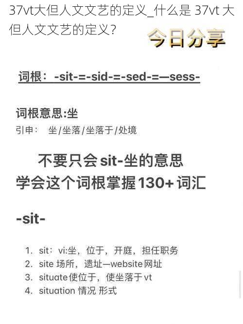 37vt大但人文文艺的定义_什么是 37vt 大但人文文艺的定义？